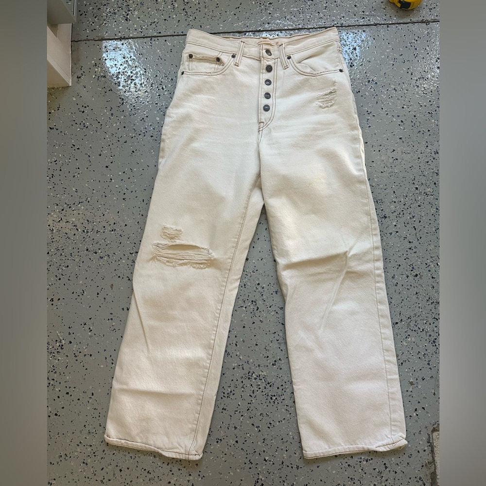 Levi Ribcage Straight Ankle Jeans